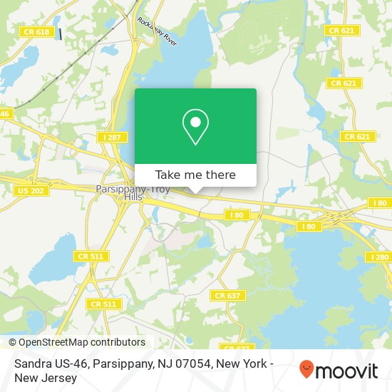 Sandra US-46, Parsippany, NJ 07054 map
