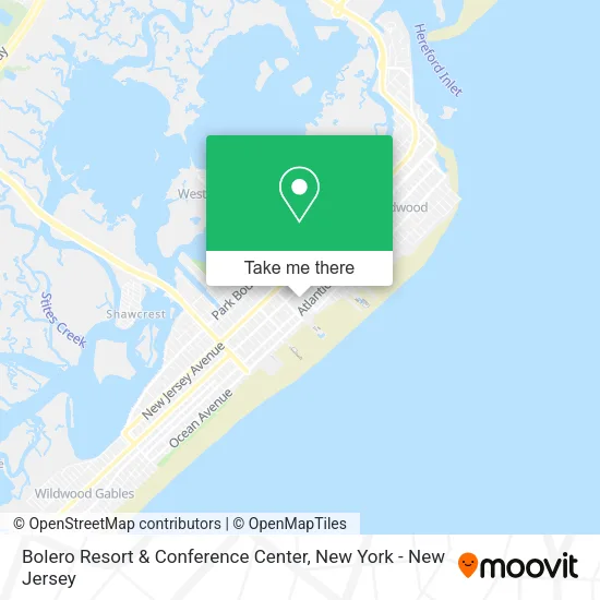 Bolero Resort & Conference Center map