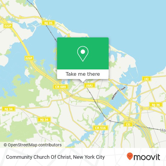 Community Church Of Christ map