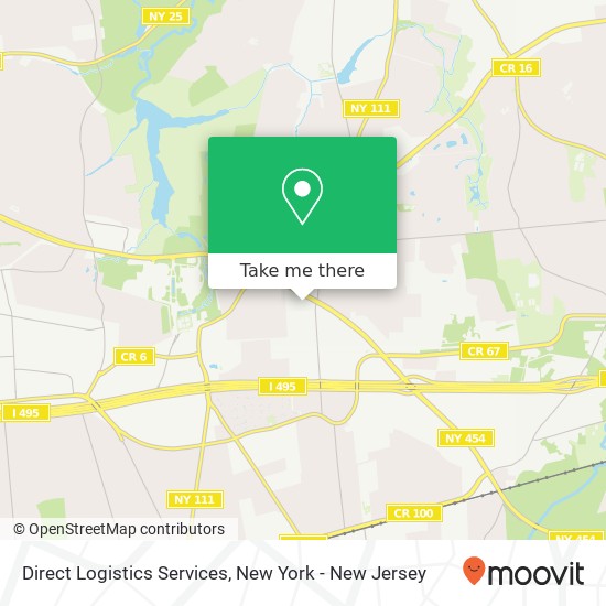 Direct Logistics Services map