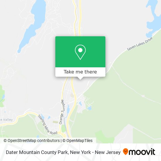 Dater Mountain County Park map