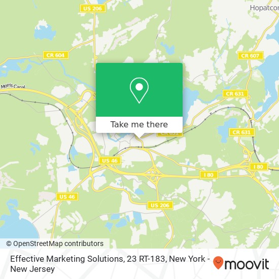 Effective Marketing Solutions, 23 RT-183 map