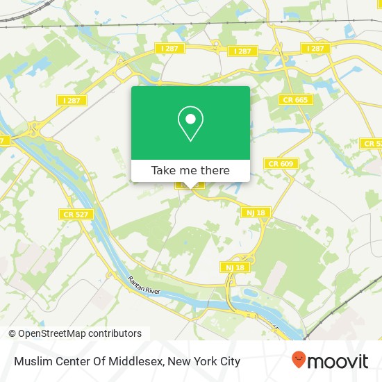 Muslim Center Of Middlesex map