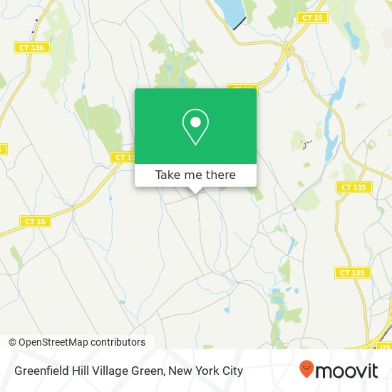 Mapa de Greenfield Hill Village Green