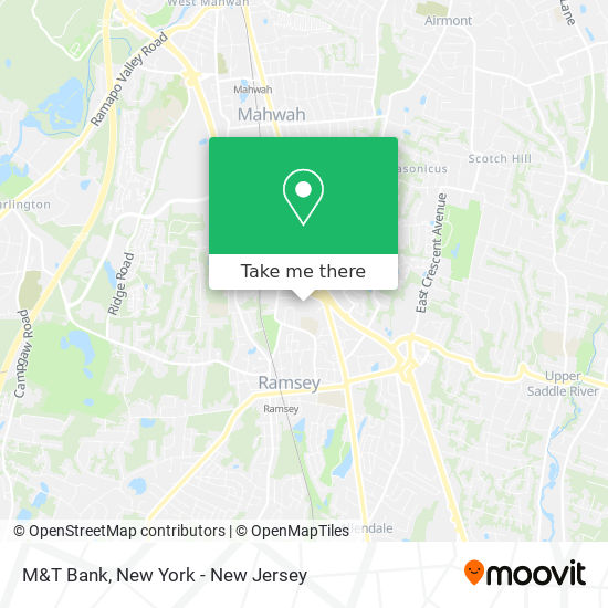 M&T Bank map