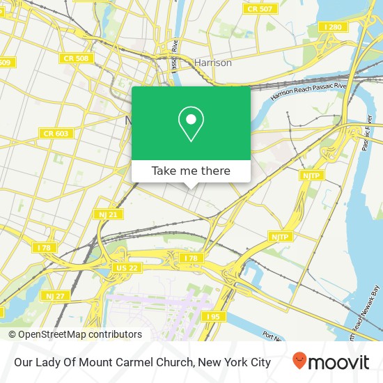 Our Lady Of Mount Carmel Church map