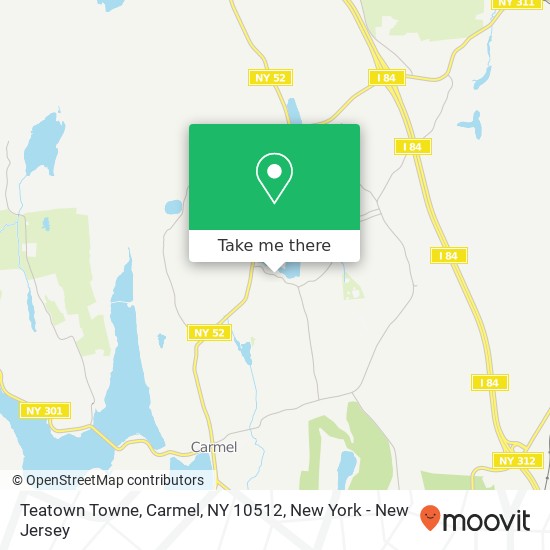 Teatown Towne, Carmel, NY 10512 map