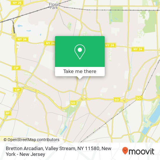 Mapa de Bretton Arcadian, Valley Stream, NY 11580