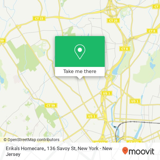 Erika's Homecare,, 136 Savoy St map