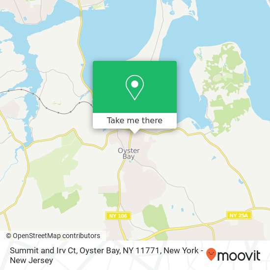 Mapa de Summit and Irv Ct, Oyster Bay, NY 11771