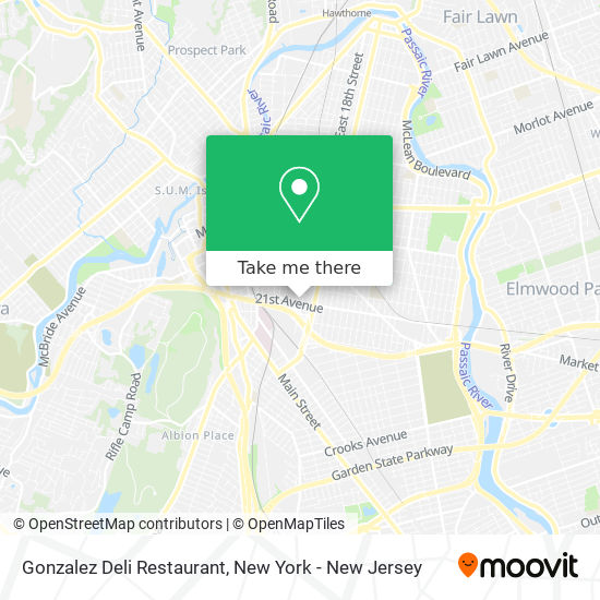 Gonzalez Deli Restaurant map