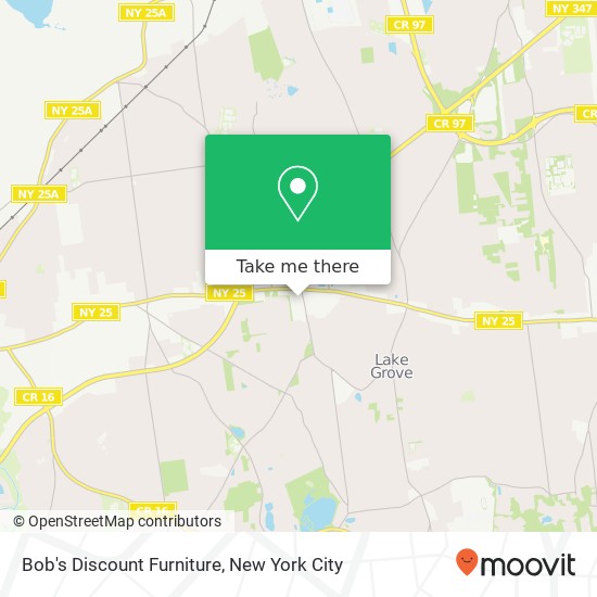 Bob's Discount Furniture map