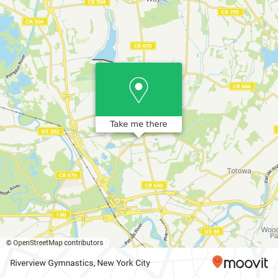 Mapa de Riverview Gymnastics