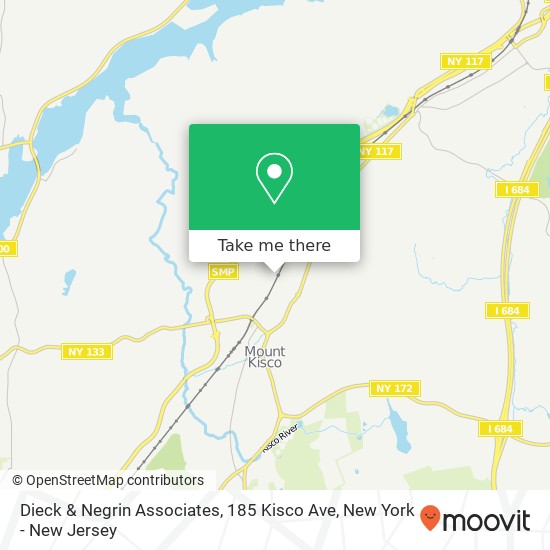 Mapa de Dieck & Negrin Associates, 185 Kisco Ave
