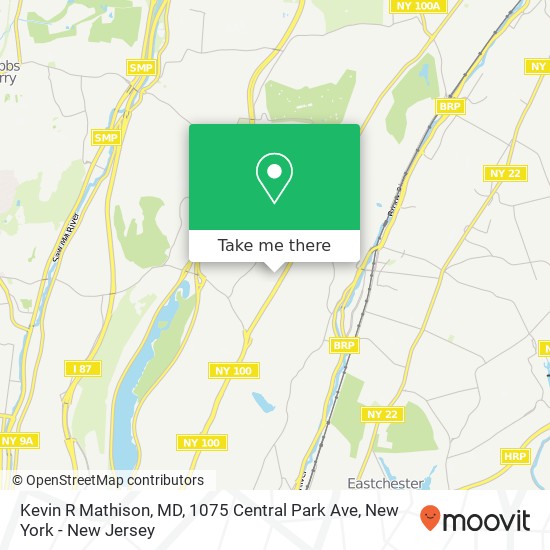 Kevin R Mathison, MD, 1075 Central Park Ave map