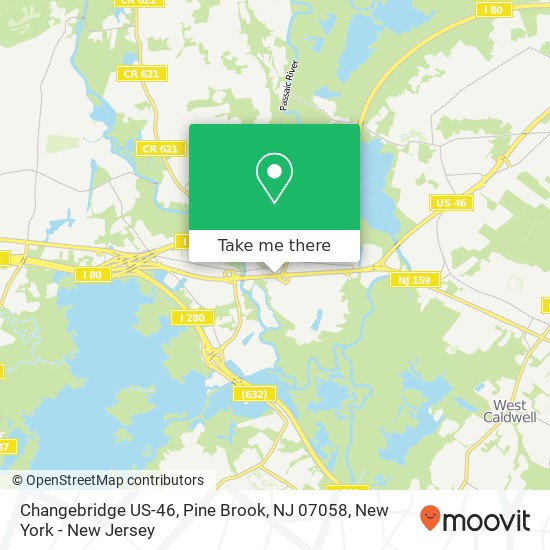 Changebridge US-46, Pine Brook, NJ 07058 map