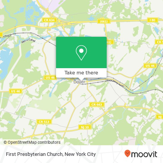 First Presbyterian Church map