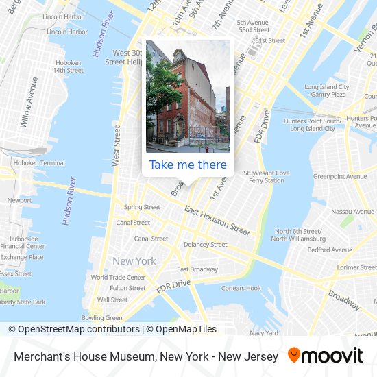 Merchant's House Museum map