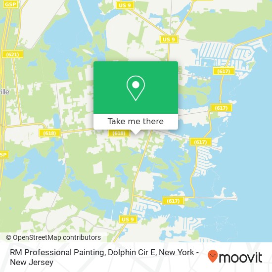 Mapa de RM Professional Painting, Dolphin Cir E