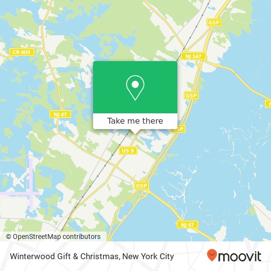 Mapa de Winterwood Gift & Christmas