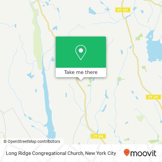 Long Ridge Congregational Church map