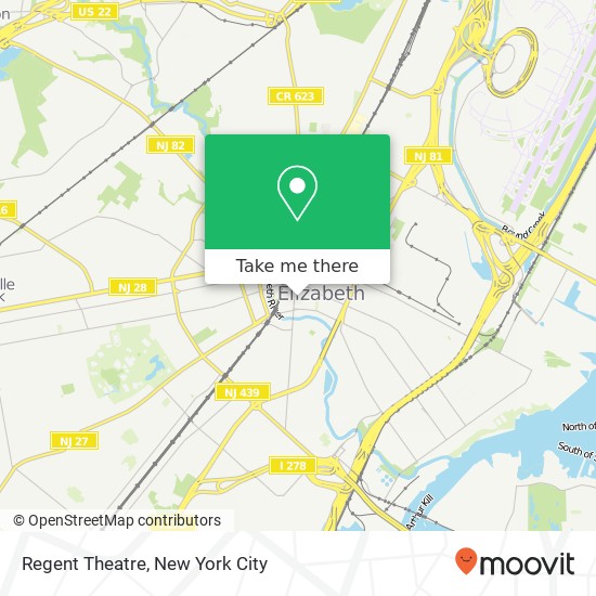 Mapa de Regent Theatre