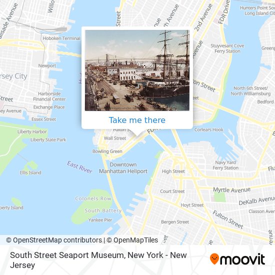 South Street Seaport Museum map