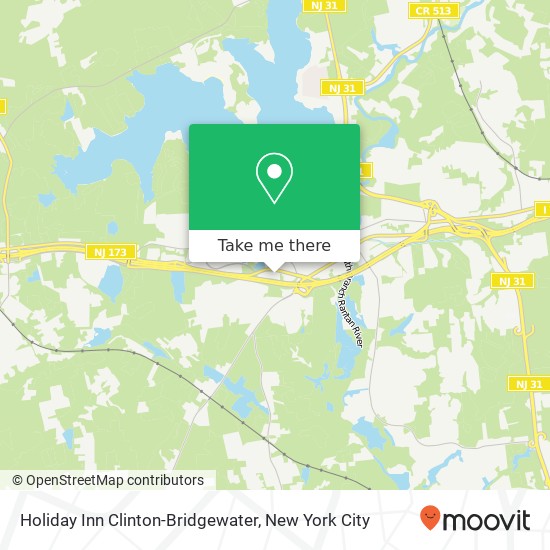 Mapa de Holiday Inn Clinton-Bridgewater