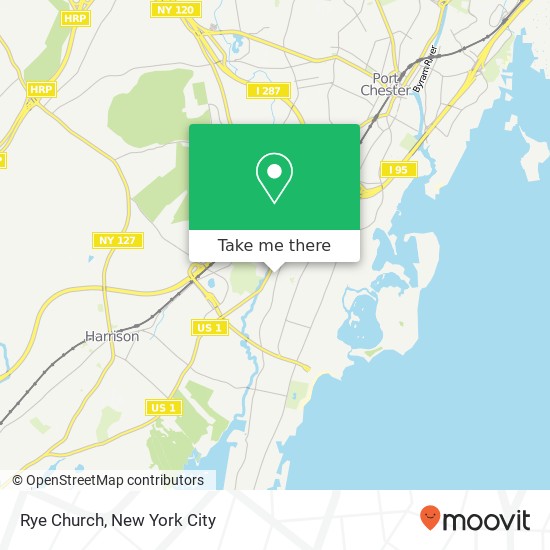 Mapa de Rye Church