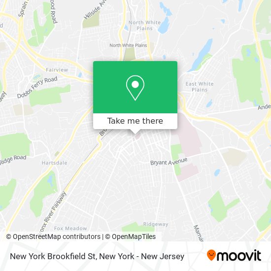 New York Brookfield St map