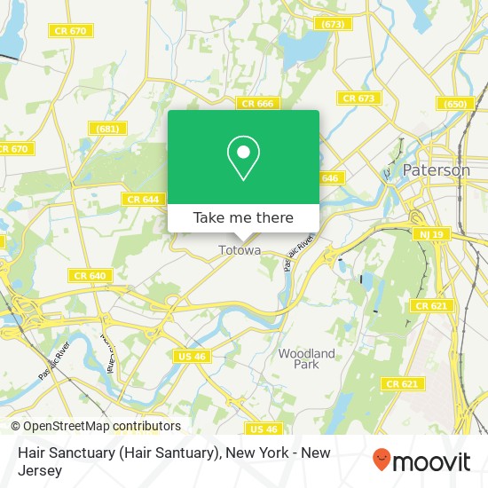 Mapa de Hair Sanctuary (Hair Santuary)