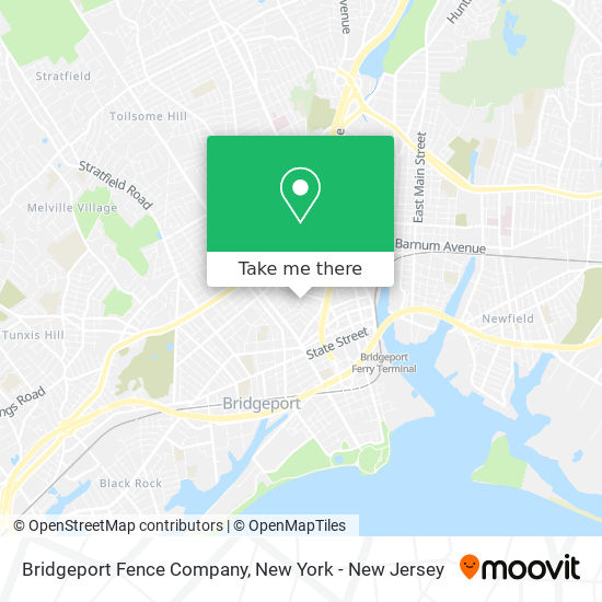 Bridgeport Fence Company map