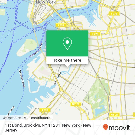 1st Bond, Brooklyn, NY 11231 map