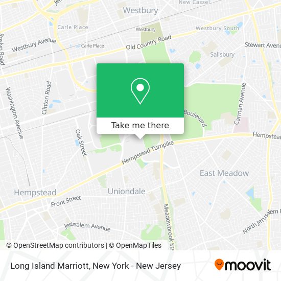Long Island Marriott map