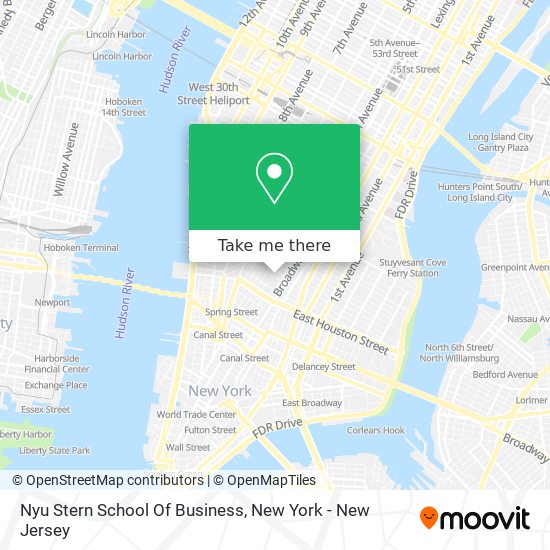 Nyu Stern School Of Business map