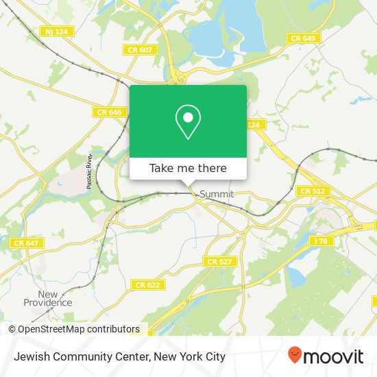 Mapa de Jewish Community Center