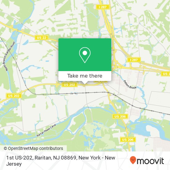 1st US-202, Raritan, NJ 08869 map