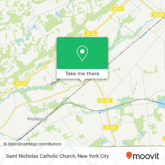 Saint Nicholas Catholic Church map