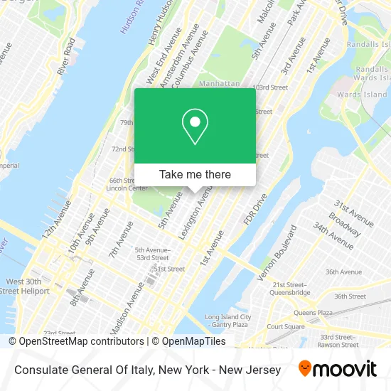 Consulate General Of Italy map