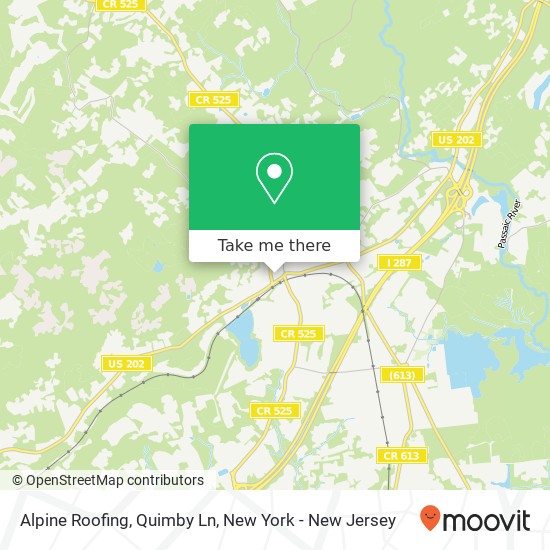 Mapa de Alpine Roofing, Quimby Ln