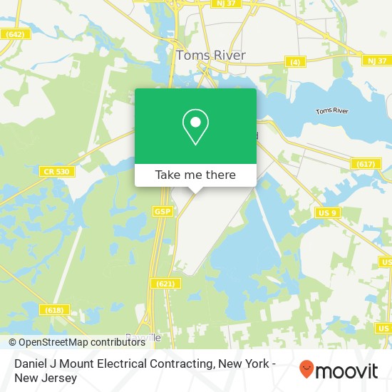 Mapa de Daniel J Mount Electrical Contracting