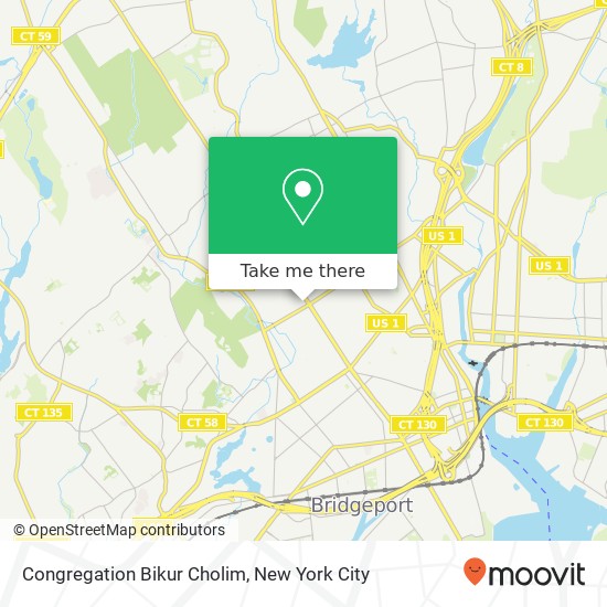 Mapa de Congregation Bikur Cholim
