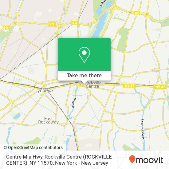 Mapa de Centre Mia Hwy, Rockville Centre (ROCKVILLE CENTER), NY 11570