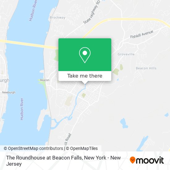 The Roundhouse at Beacon Falls map