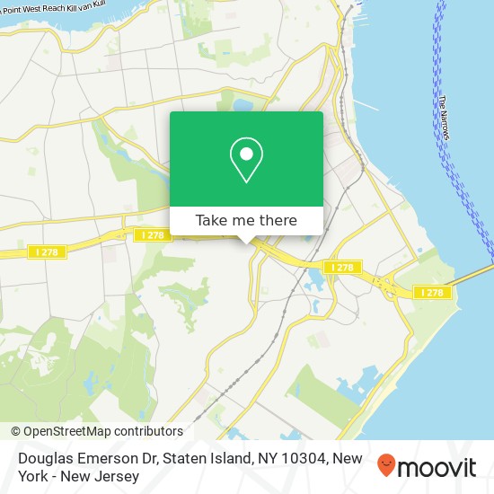 Douglas Emerson Dr, Staten Island, NY 10304 map