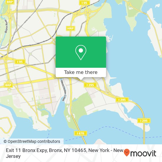 Mapa de Exit 11 Bronx Expy, Bronx, NY 10465