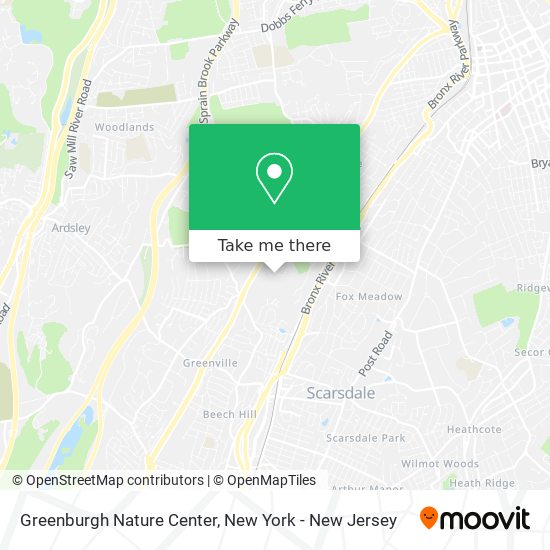 Greenburgh Nature Center map