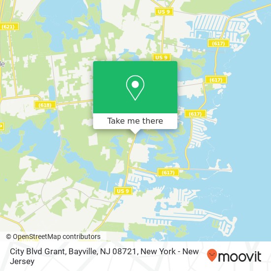 City Blvd Grant, Bayville, NJ 08721 map