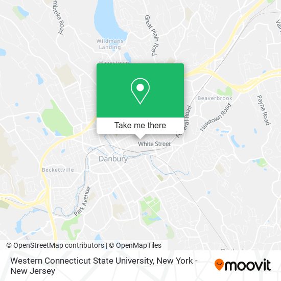 Mapa de Western Connecticut State University