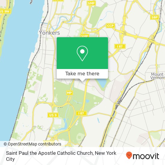 Saint Paul the Apostle Catholic Church map